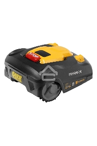 Робот-газонокосилка Grass Master 1000, ультразвуковой датчик, 3 Ач, LCD дисплей, Wi-Fi  Denzel
