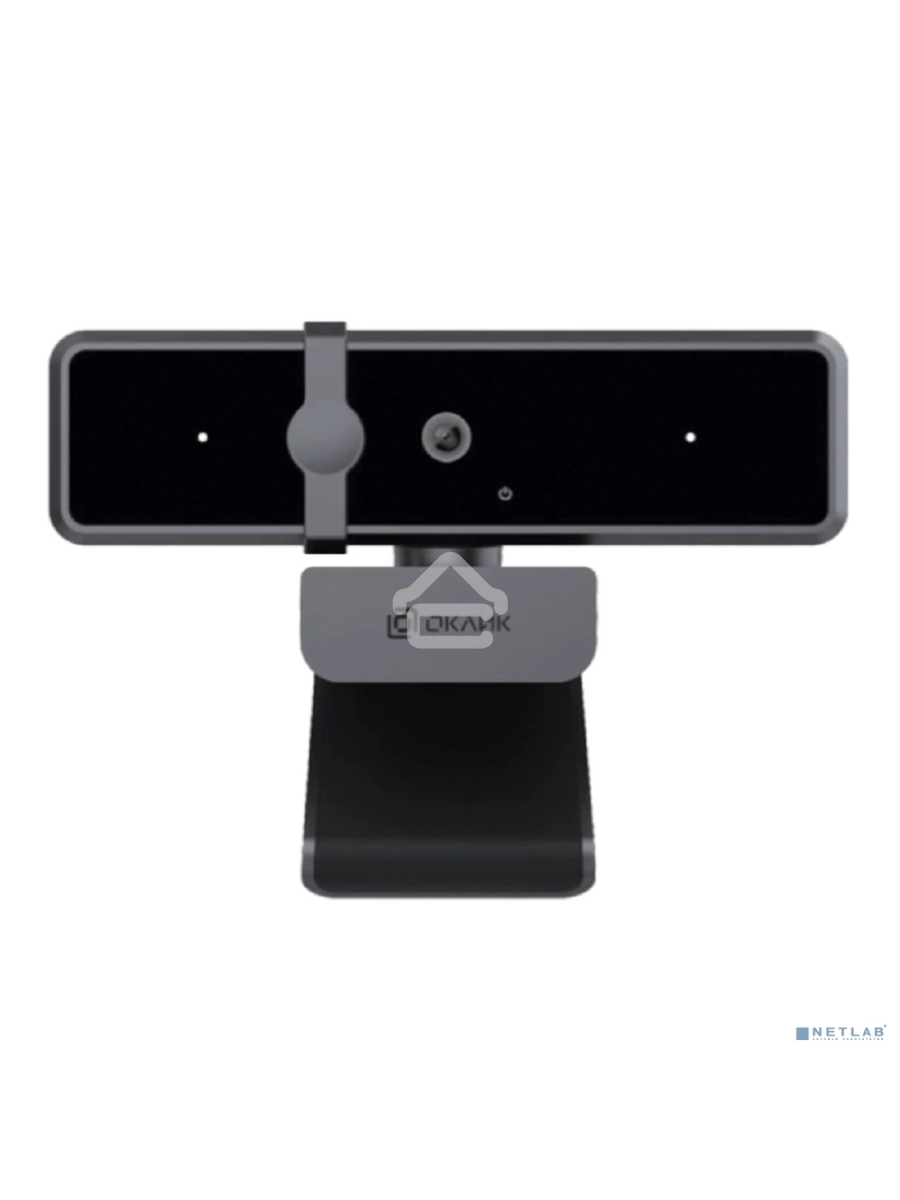 Камера Web Оклик OK-C35 черный 4Mpix (2560x1440) USB2.0 с микрофоном