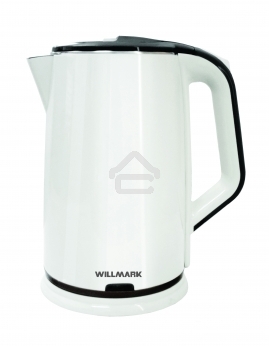 Чайник электрический Willmark WEK-2012PS белый/черный, 2.0 л, 2000 Вт