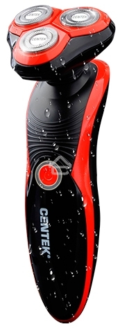 Электробритва Centek CT-2168 (красный) ротор 3D, влажное бритье, 3 плав.головки, 2-ные лезвия, до 50 мин раб