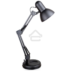 Светильник KD-313 C02 настол. 230В 60Вт E27 черный Camelion 13640