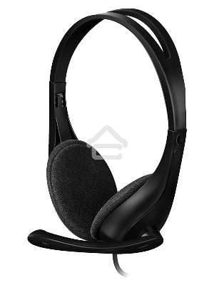 Наушники с микрофоном A4Tech HU-9 черный 1.8м накладные USB оголовье (HU-9 (BLACK))