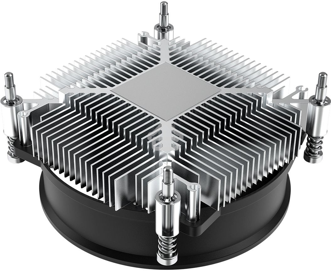 Кулер ID-COOLING DK-17 PWM серебристый/черный 92мм алюминий 2200rpm 26db 4-pin 65W 42мм