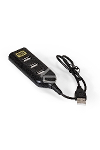 Хаб USB (концентратор) ExeGate EX293976RUS DUB-42 (кабель-адаптер USB2.0 --> 4xUSB2.0, Plug&Play, черный)