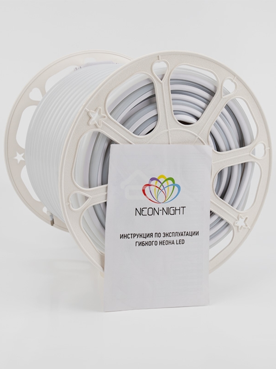 Гибкий неон LED SMD, форма – D, 16х16 мм, красный, 144 LED/м, бухта 50 м