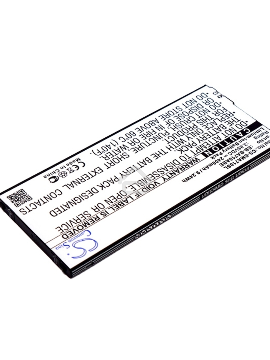 Аккумулятор CameronSinoCS-SMA710SL EB-BA710ABE для Samsung Galaxy A7 (2016) SM-A7103.85V / 2400mAh / 9.24Wh