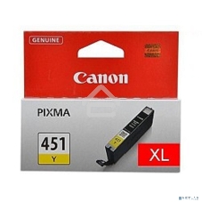 Картридж струйный CLI-451XLY (6475B001) для Canon PIXMA iP7240, MG5440, 6340, Желтый, 685стр.