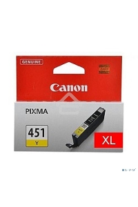 Картридж струйный CLI-451XLY (6475B001) для Canon PIXMA iP7240, MG5440, 6340, Желтый, 685стр.