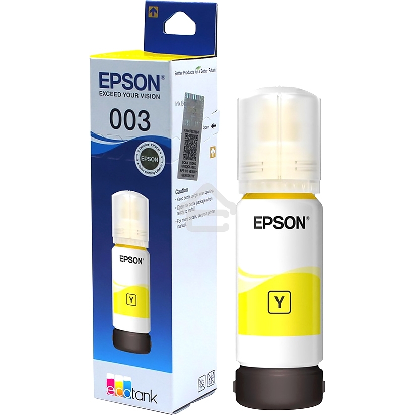 Чернила Epson C13T00V498 желтый (65 мл) для L11050, L1110, L1210, L3101, L3110, L3156, L3210, L3215, L3216, L3250, L3256, L3258, L3260, L3550, L3556, L5290
