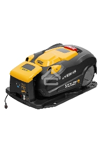 Робот-газонокосилка Grass Master 1000, ультразвуковой датчик, 3 Ач, LCD дисплей, Wi-Fi  Denzel