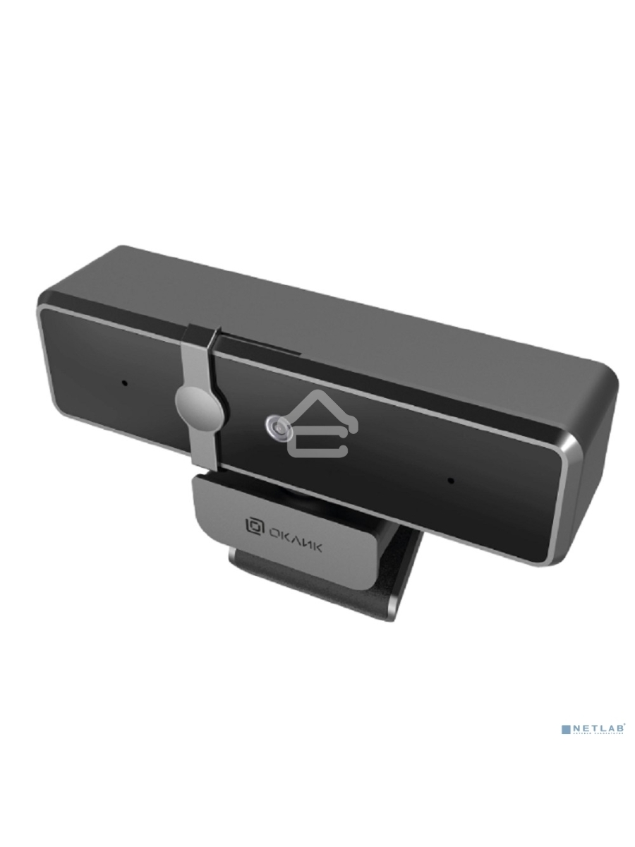 Камера Web Оклик OK-C35 черный 4Mpix (2560x1440) USB2.0 с микрофоном