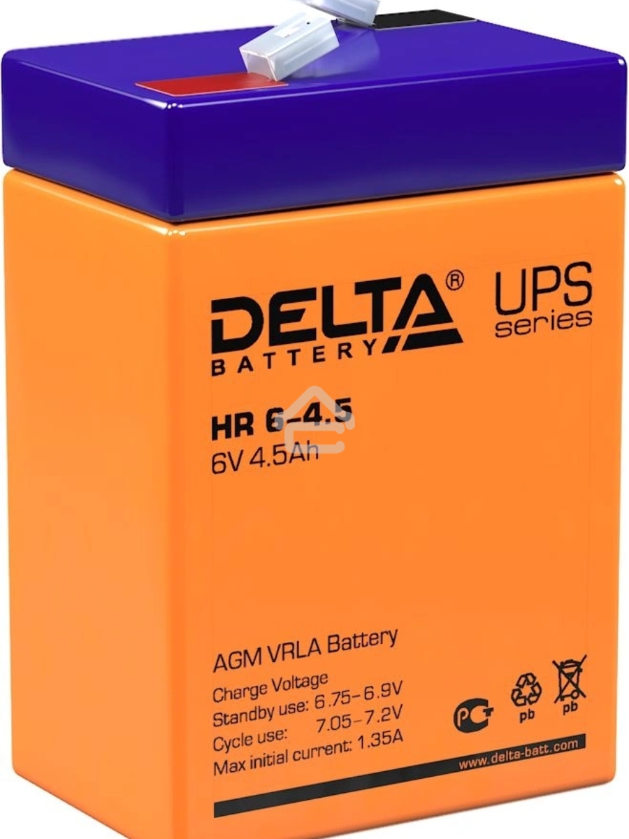 Батарея Delta HR 6-4.5 (6V, 4.5Ah)