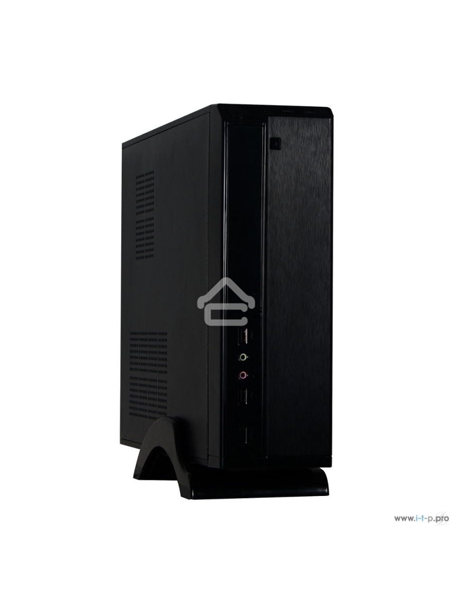Компьютерный корпус MiniITX Exegate MI-207 Black, miniITX/mATX, <без БП>, 2*USB, Audio
