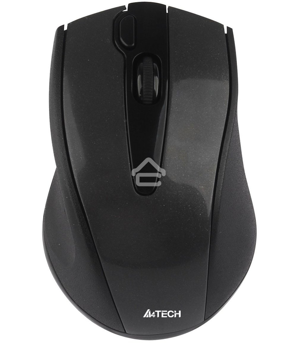 Мышь беспроводная A4Tech G9-500F черный, 1200 dpi, радиоканал, USB, кнопки - 4