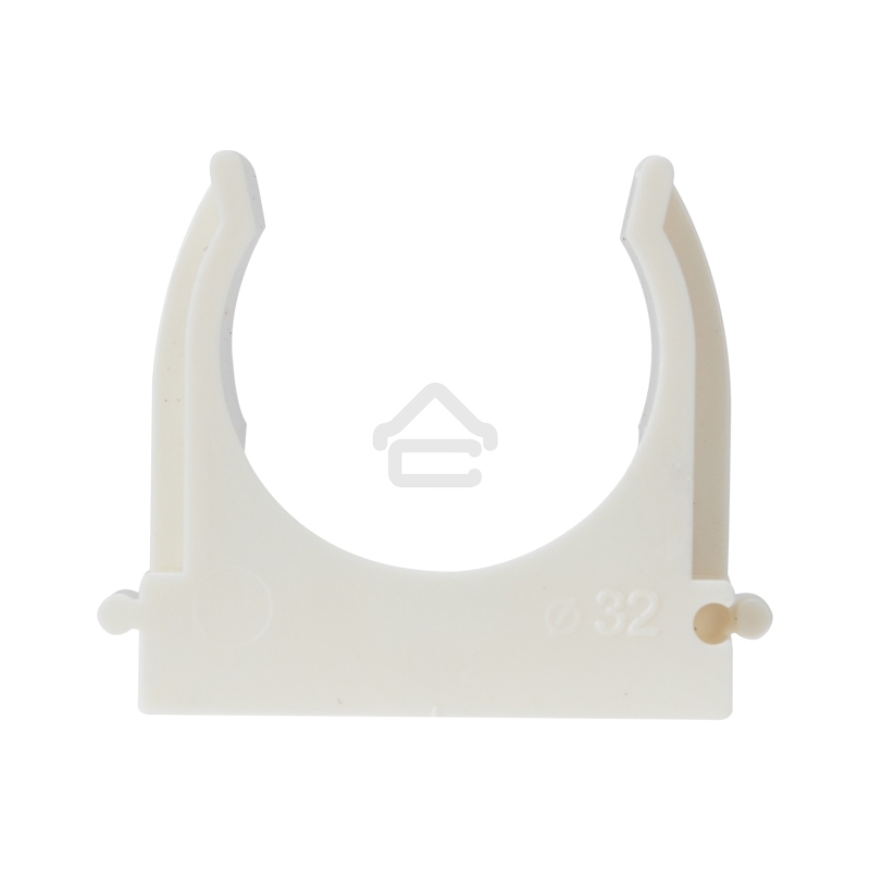 Крепеж-клипса для монтажного пистолета Rexant Ø 32 мм, белая (50 шт/уп)