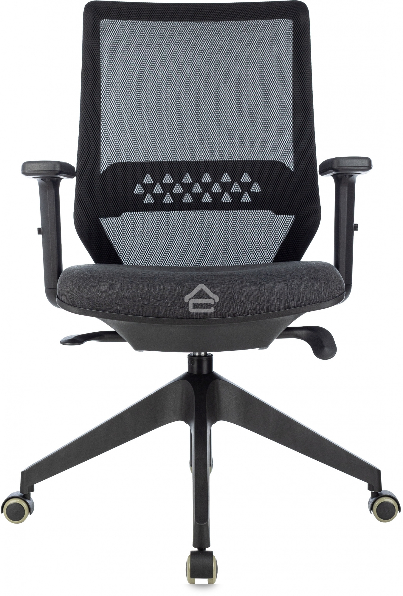 Кресло офисное Бюрократ MC-611NL черный TW-01 38-418 сетка/ткань, крестов. 4-луч. пластик