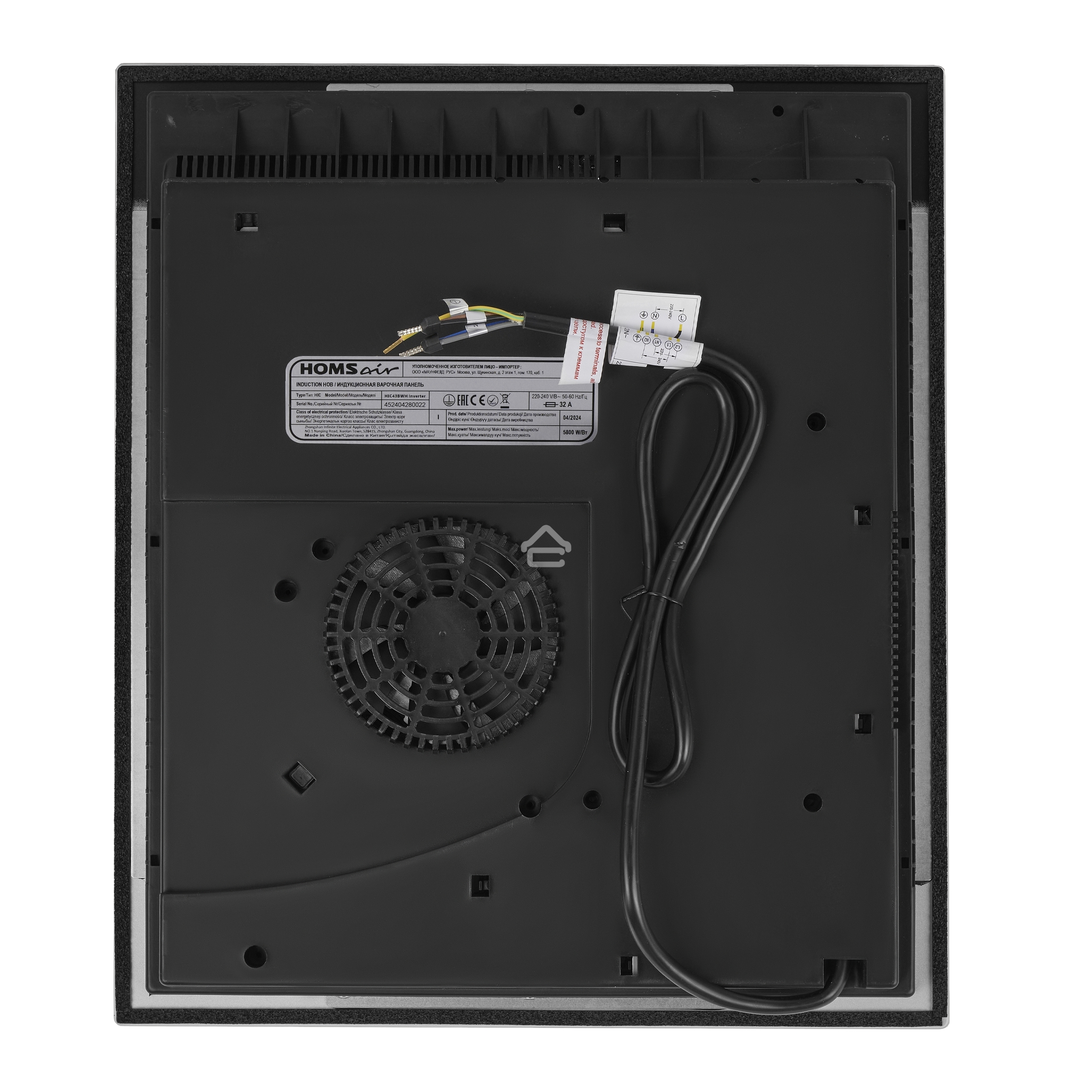 Индукционная варочная панель HOMSair HIC43BWH Inverter