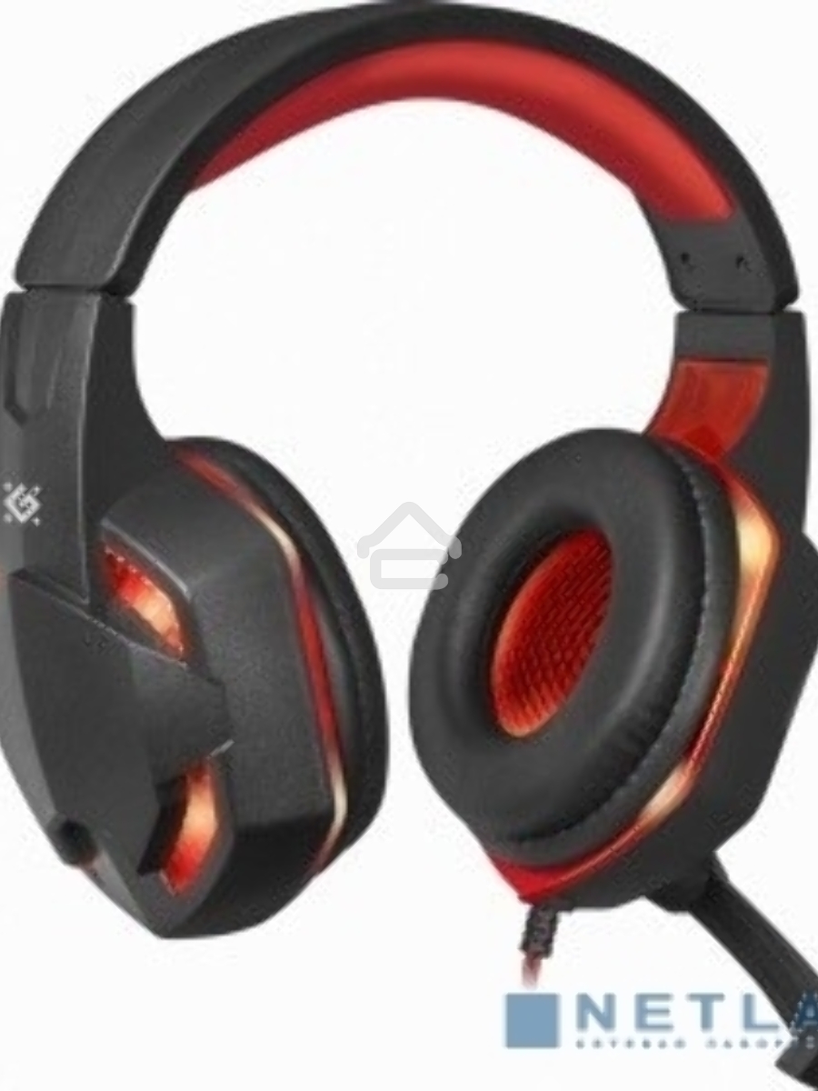 Гарнитура Defender WARHEAD G-370 черный/красный