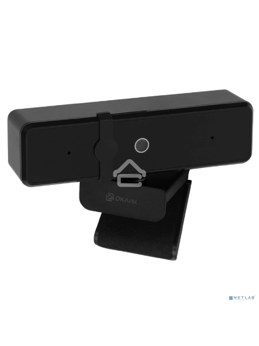 Камера Web Оклик OK-C35 черный 4Mpix (2560x1440) USB2.0 с микрофоном
