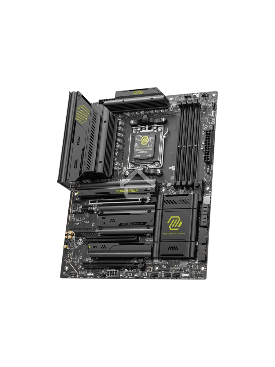 Материнская плата MSI MAG X870E TOMAHAWK WIFI, AM5, AMD X870, 4xDDR5, 4xSATA, 4xM.2, 1xPCI-E 5.0 x16, 1xPCI-E 4.0 x4, 1xPCI-E 3.0 x1, 1xHDMI, 2xUSB Type-C, 1x5Gb LAN, 2xUSB-A 3.2 Gen 2, 3xUSB-A 3.2 Gen 1, 4xUSB-A 2.0, 7.1, Wi-Fi 7, ATX