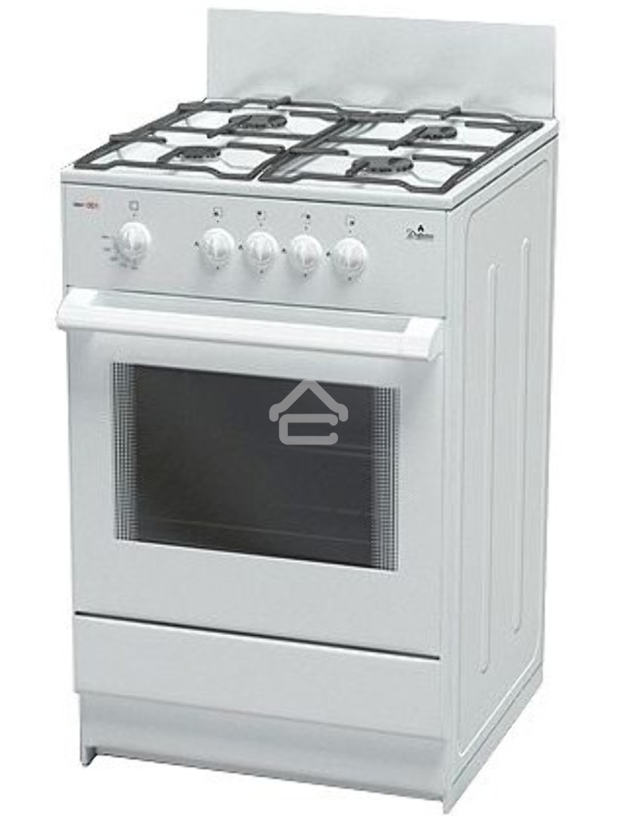 Плита газовая Darina S GM 441 001 W белый/черный, конфорок 4 шт, духовка 50 л, 50 см x 85 см x 51 см