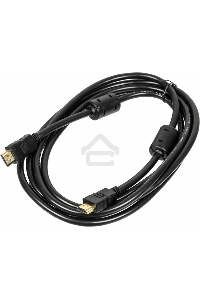Кабель аудио-видео Ningbo HDMI (m)/HDMI (m) 3м. феррит.кольца Позолоченные контакты черный (HDMI-3M-MG(VER1.4))