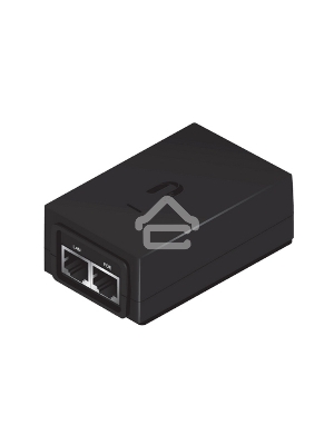 Точка доступа UBIQUITI POE-48-24W(EU) блок питания с PoE, 220 VAC -> 48VDC 0.5A - с кнопкой Reset и удаленной перезагрузкой