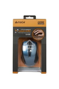 Мышь беспроводная A4Tech G9-500F черный, 1200 dpi, радиоканал, USB, кнопки - 4