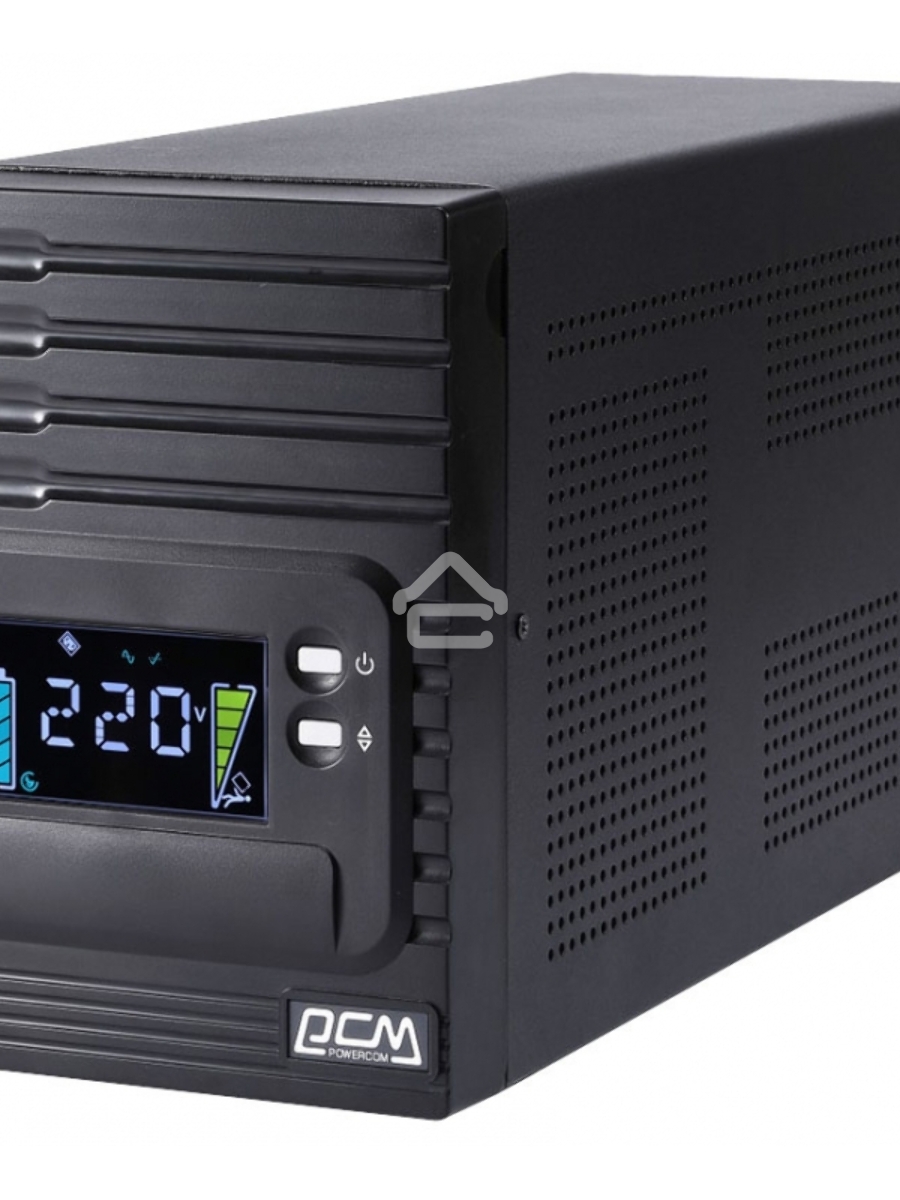 Источник бесперебойного питания Powercom Smart King Pro+ SPT-1000-II LCD 800Вт 1000ВА черный