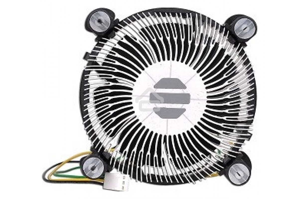 Кулер Intel E97379серебристый/черный 90мм алюминий 2500rpm 27db 4-pin 73W 58мм