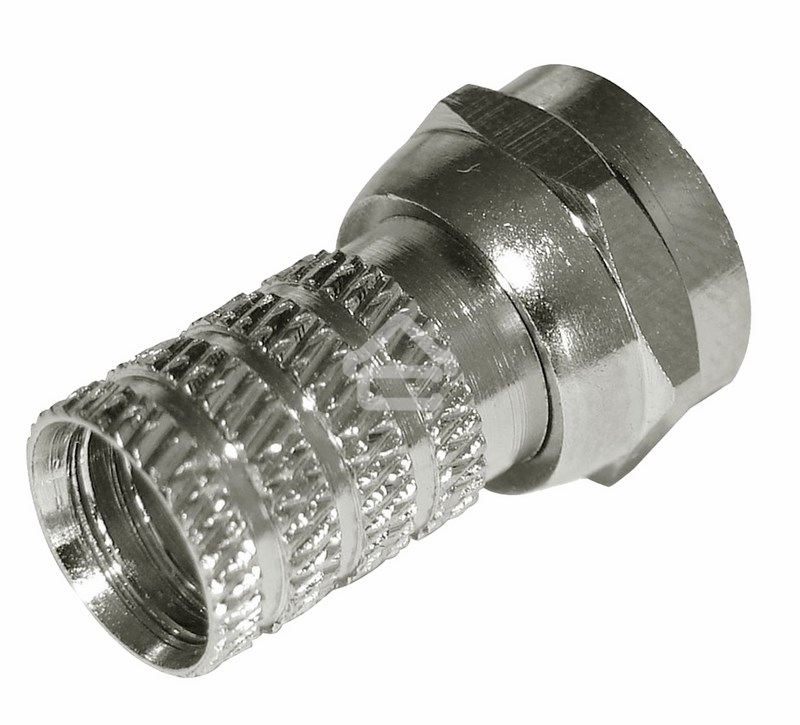 Разъем антенный на кабель, штекер F для кабеля RG-6, (5шт.) (пакет) PROconnect