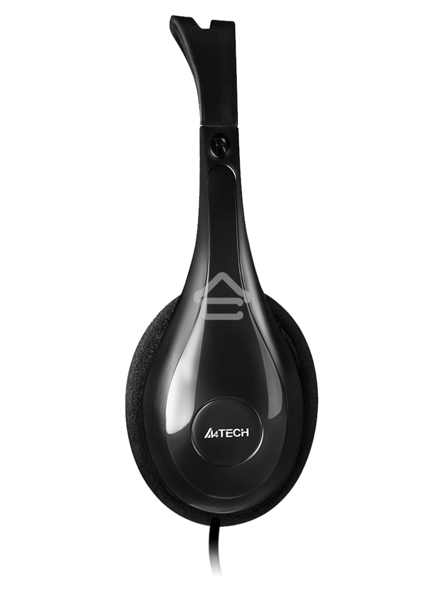 Наушники с микрофоном A4Tech HU-9 черный 1.8м накладные USB оголовье (HU-9 (BLACK))