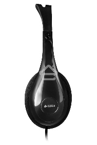 Наушники с микрофоном A4Tech HU-9 черный 1.8м накладные USB оголовье (HU-9 (BLACK))