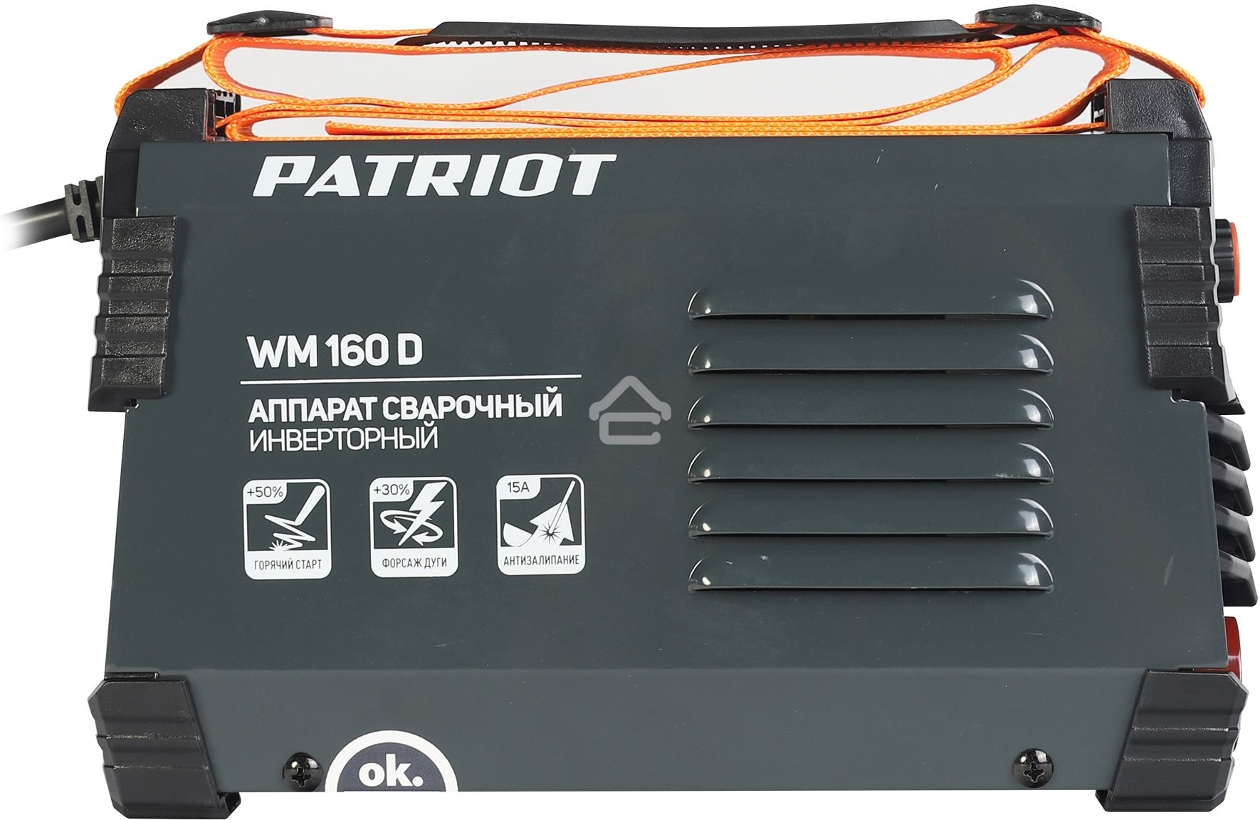 Сварочный аппарат Patriot WM160D инвертор ММА 6.8кВт