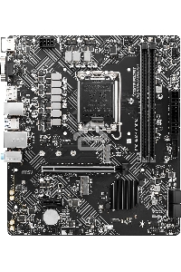 Материнская плата MSI PRO H610M-G DDR4, LGA 1700, Intel H610, 2xDDR4, 4xSATA, 1xM.2, 1xPCIe 4.0 x16, 1xPCIe 3.0 x1, 1xHDMI, 1xDP, 1xVGA, 1xRJ45 1Gb, 2xUSB-A 3.2 Gen 1, 4xUSB-A 2.0, 3x3.5мм, 7.1, mATX