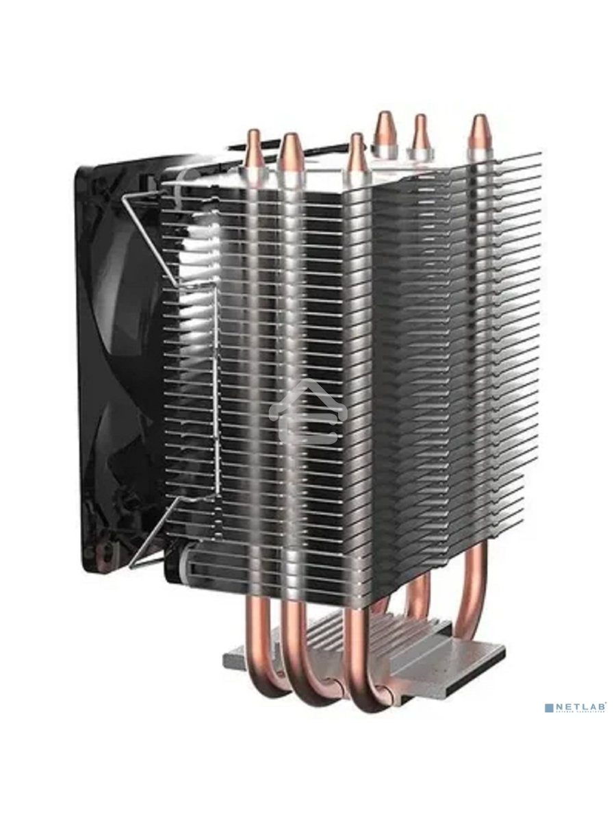 Кулер для процессора DEEPCOOL GAMMAXX 300 FURY серебристый, 92 мм, алюминий/медь, 1800 об/мин, 21 дБ, 4 pin, 130 Вт, 130.5 мм