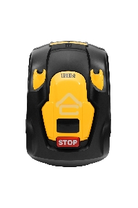 Робот-газонокосилка Grass Master 1000, ультразвуковой датчик, 3 Ач, LCD дисплей, Wi-Fi  Denzel