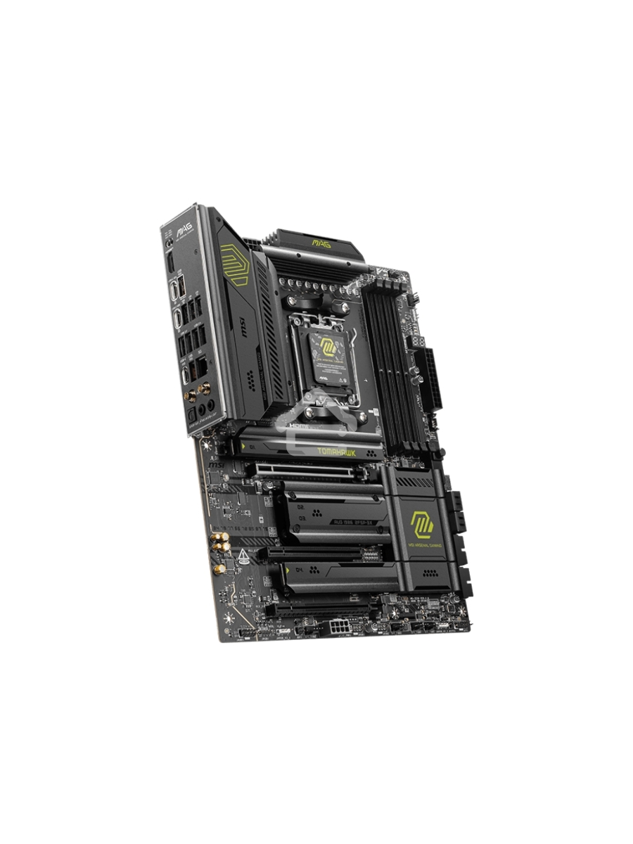 Материнская плата MSI MAG X870E TOMAHAWK WIFI, AM5, AMD X870, 4xDDR5, 4xSATA, 4xM.2, 1xPCI-E 5.0 x16, 1xPCI-E 4.0 x4, 1xPCI-E 3.0 x1, 1xHDMI, 2xUSB Type-C, 1x5Gb LAN, 2xUSB-A 3.2 Gen 2, 3xUSB-A 3.2 Gen 1, 4xUSB-A 2.0, 7.1, Wi-Fi 7, ATX