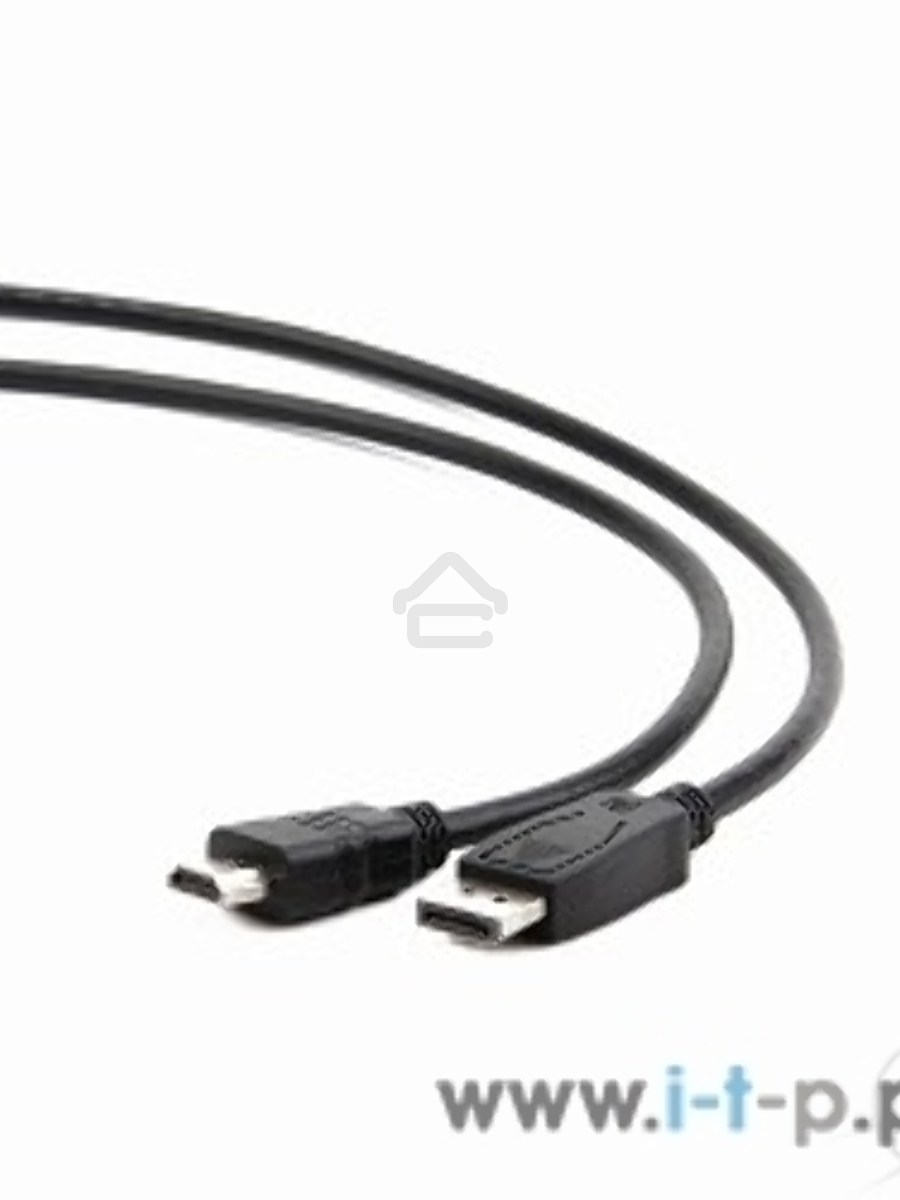 Кабель DisplayPort-HDMI Gembird/Cablexpert 1м, 20M/19M, черный, экран, пакет(CC-DP-HDMI-1M)