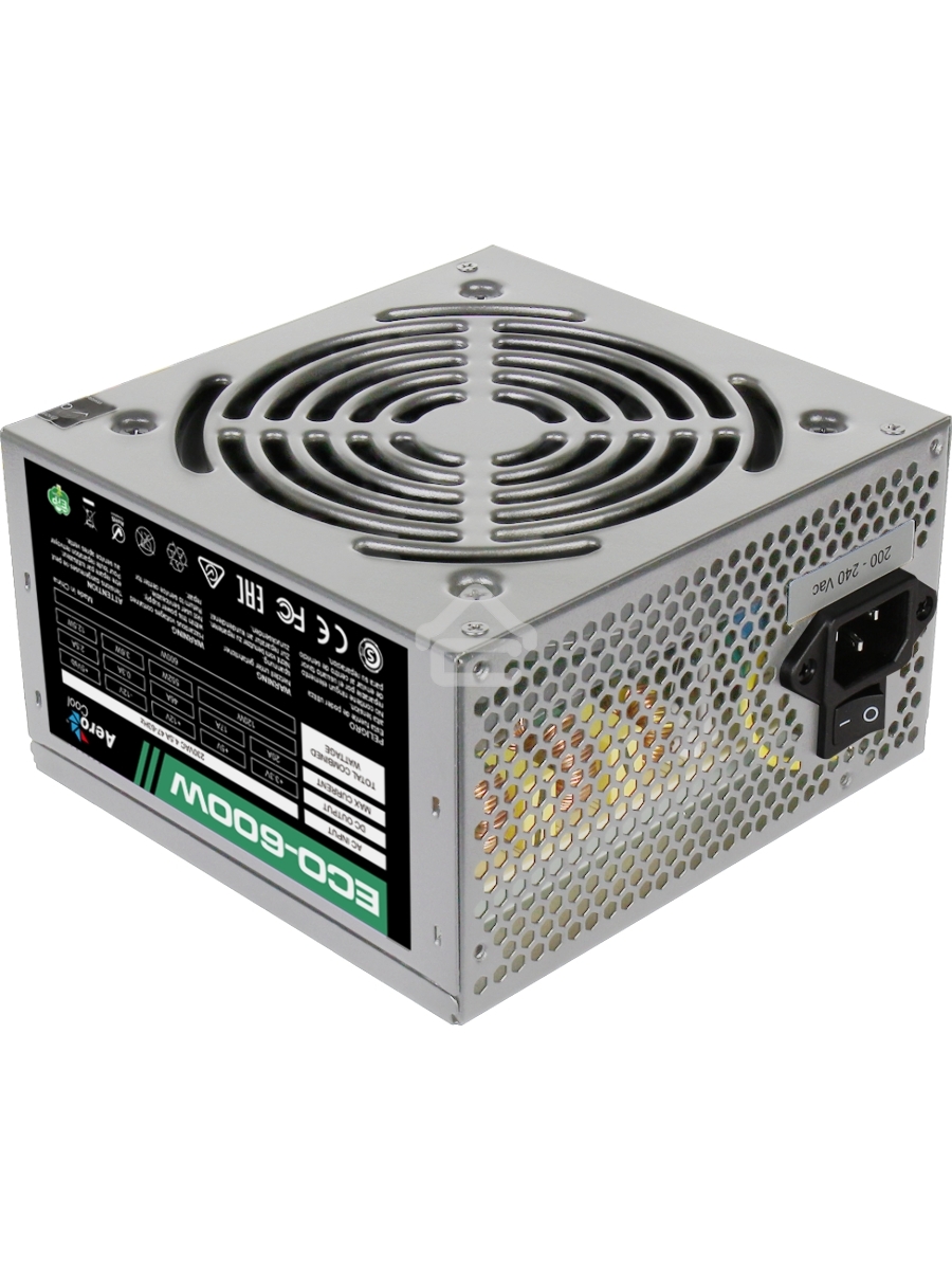 Блок питания Aerocool / Formula 600W Retail ECO-600W, 600Вт, 120мм, серый