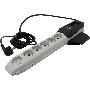 Сетевой фильтр ZIS  Pilot Pro 6 розеток (5 евро + 1Gadget Parking) 5 м, автомат защиты Surge protector Pilot PRO 6 outlets (5 euro + 1 without ground) 10A / 2.2kVt, 5m, automatic circuit-breaker