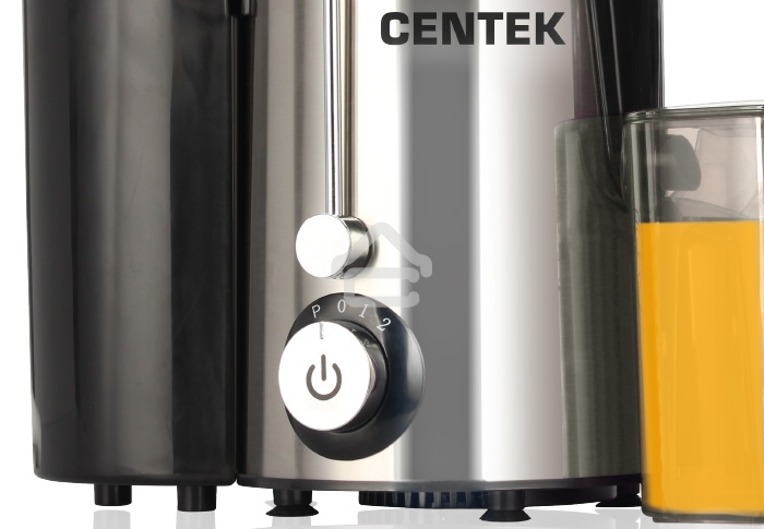 Соковыжималка Centek CT-1209 нержавеющая сталь/черный, 600 Вт