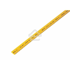 Термоусаживаемая трубка Rexant 7,0/3,5 мм, желтая, упаковка 50 шт. по 1 м