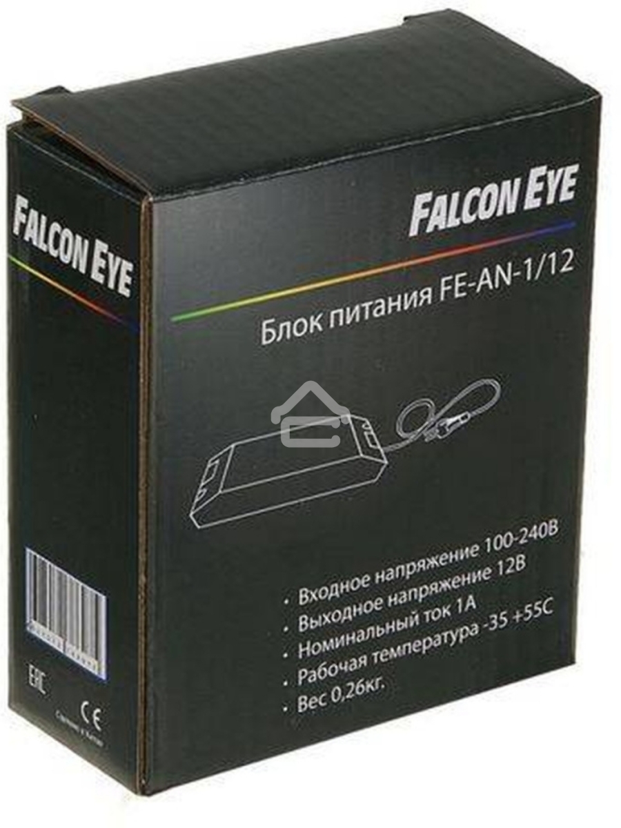 Блок питания Falcon Eye FE-AN-1/12 Входное напряжение 87-264V, Выходное 12V, Номинальный ток 1A