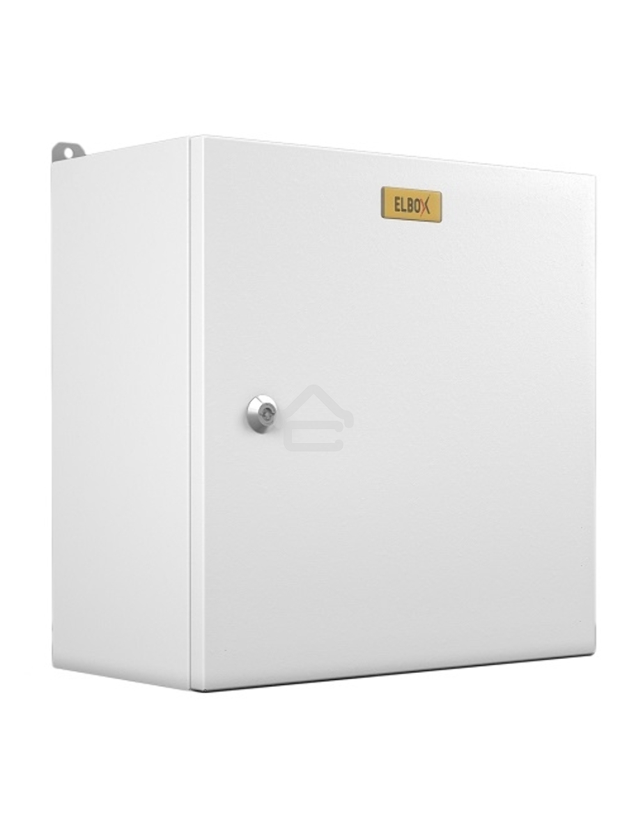 Шкаф электротехнический настенный Elbox EMW, IP66, 300х300х210 мм (ВхШхГ), дверь: металл, металл, цвет: серый