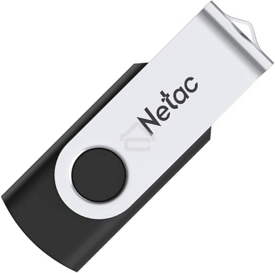 Флешка USB Netac U505 (NT03U505N-128G-30BK), 128Gb, USB 3.0, R/W 110/45, черный/серебристый