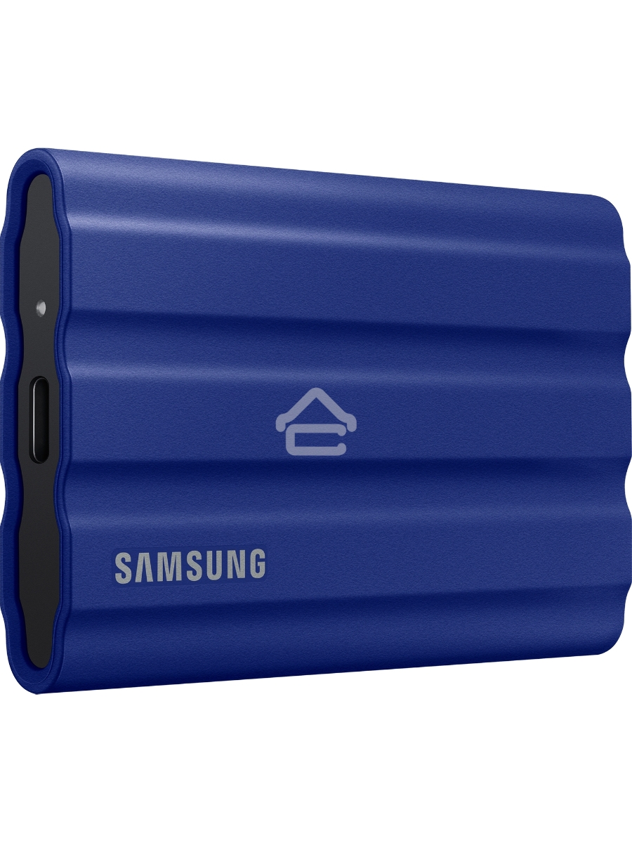 Накопитель SSD Samsung T7 Shield MU-PE1T0R/WW, USB3.2, 1ТБ, синий