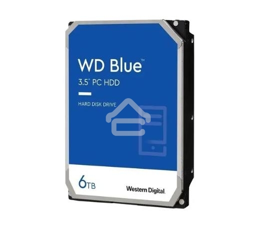 Жесткий диск Western Digital SATA 6TB 6GB/S 256MB BLUE WD60EZAX WDC