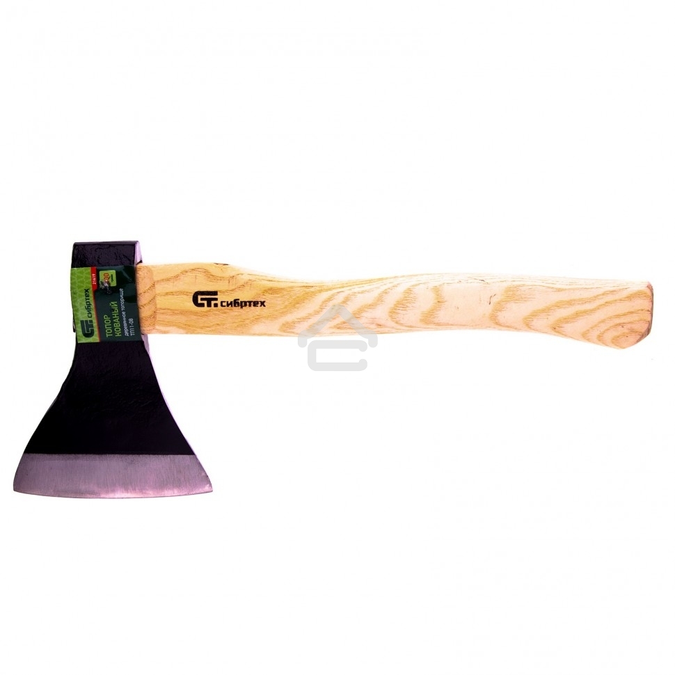 Топор Сибртех ТП11-08, 800 г, в сборе, кованый, деревянное топорище