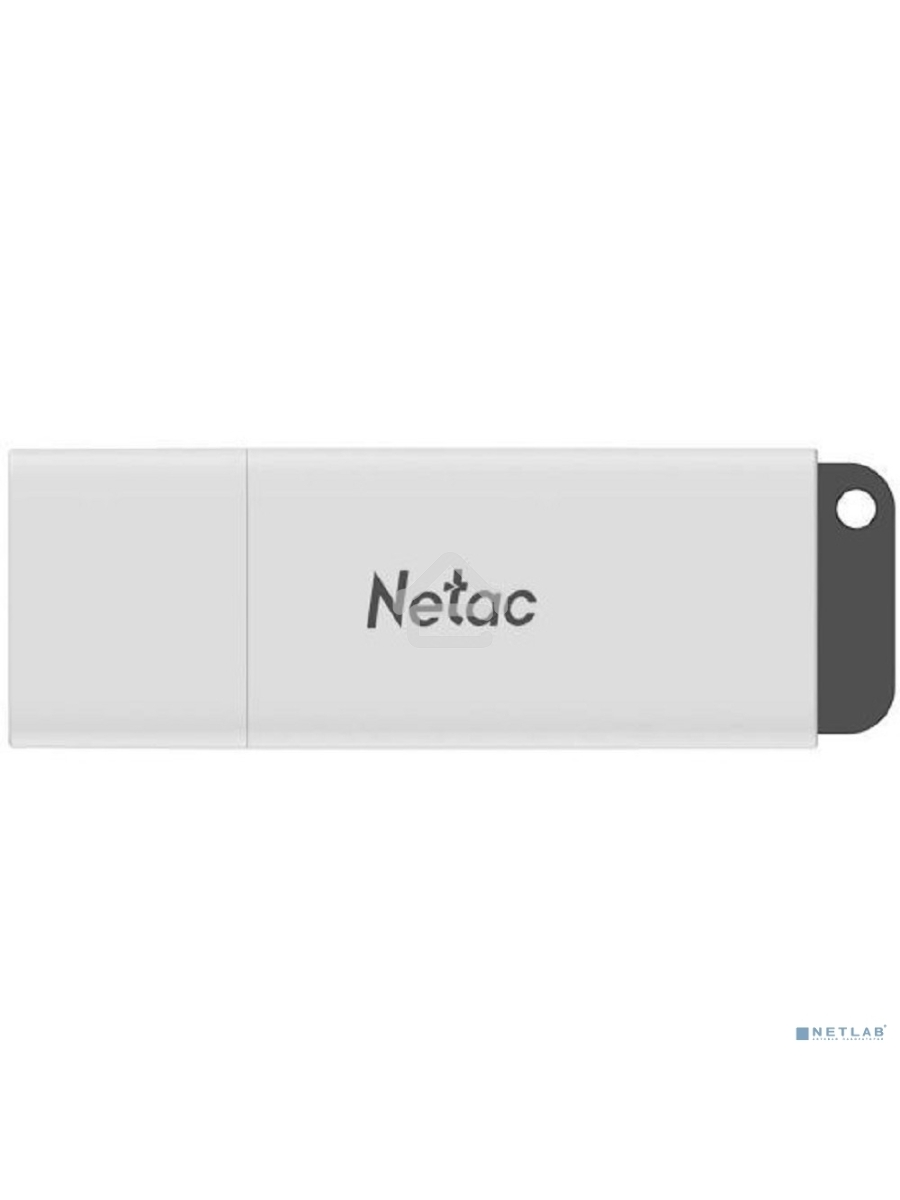 Флеш диск Netac U185 16Gb USB3.0 NT03U185N-016G-30WH, с колпачком, пластиковая, белая